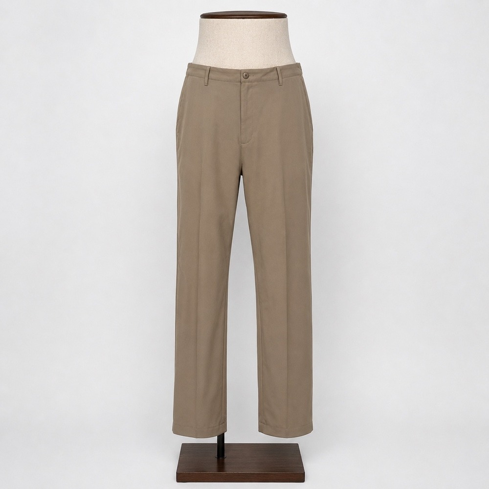 Adidas Climalite Mens Golf Performance Pants Tan Khaki Flat Front Size‎ 42x30